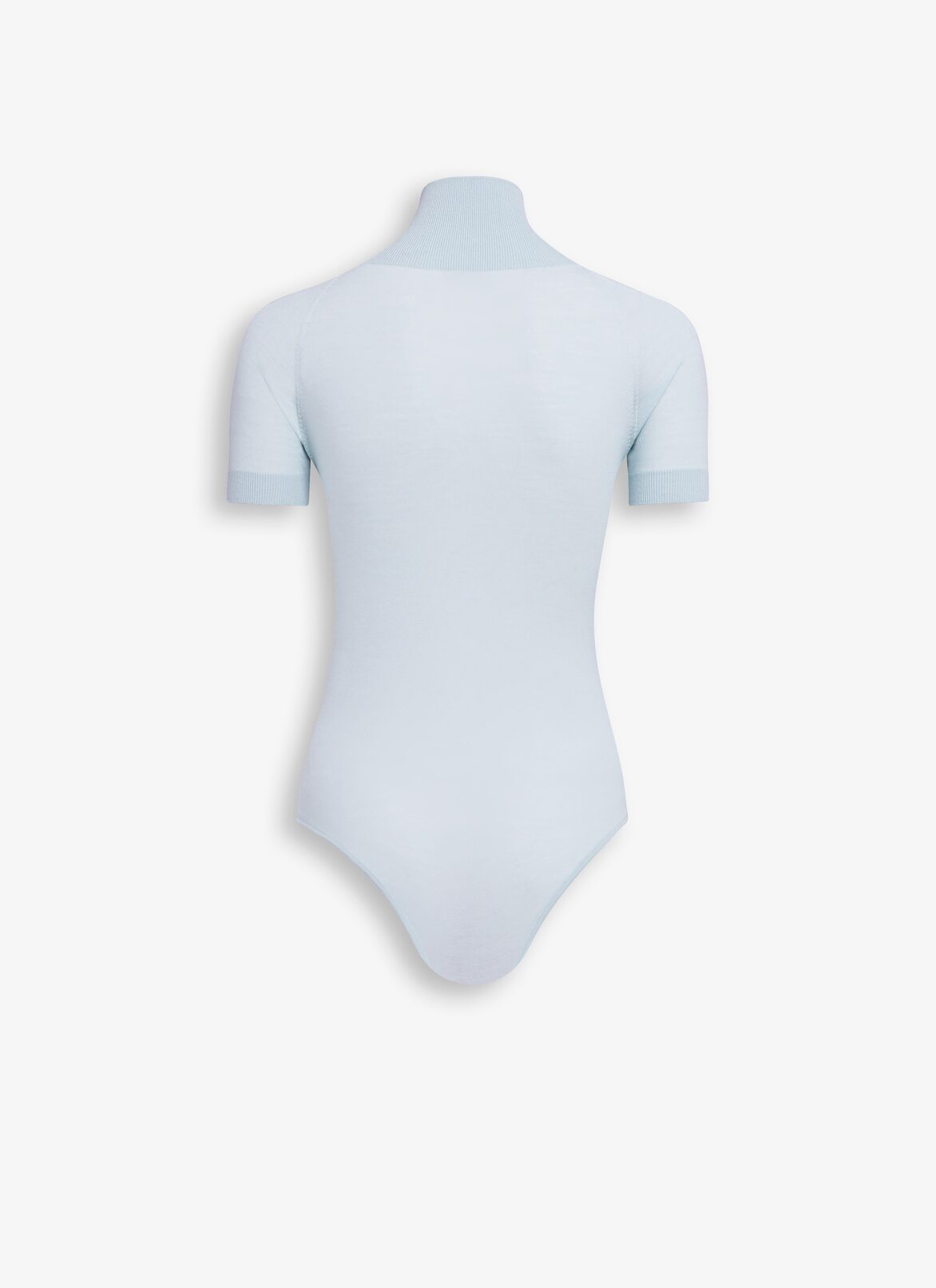 CREW NECK KNIT BODY ALAÏA BLUE PALE CREW NECK KNIT BODY